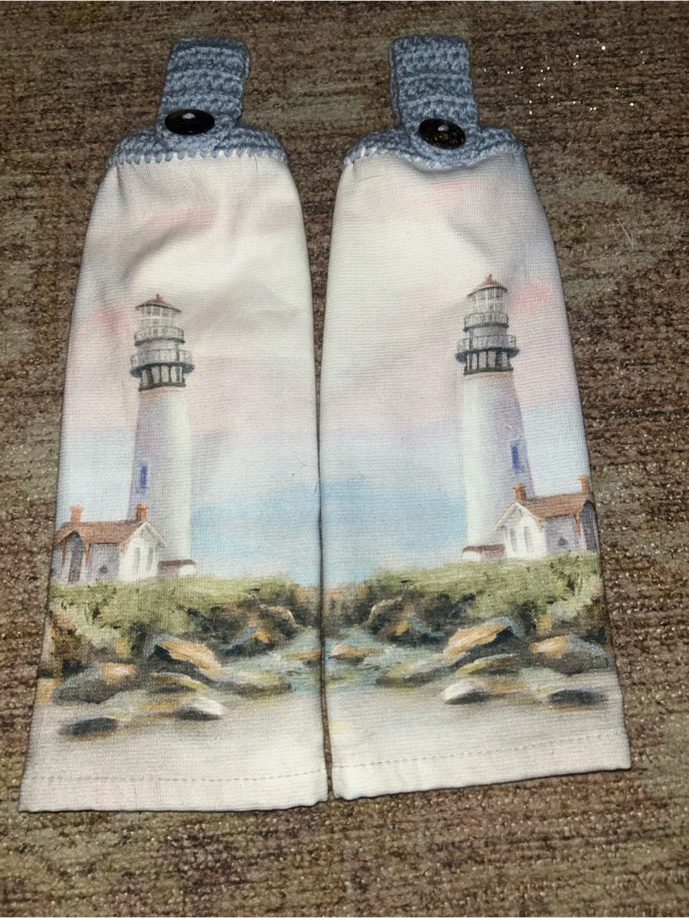 Seaside Lighthouse Hanging Kitchen Towel Set